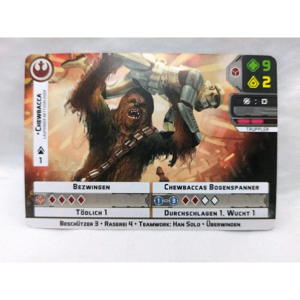 *German* Star Wars Legion Chewbacca Promo Card